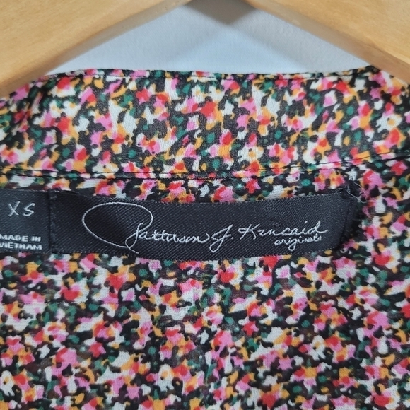 Patterson Kincaid Floral Chiffon Blouse - Picture 2 of 7